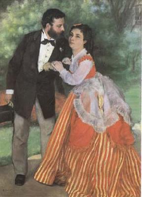 The Painter Sisley and his Wife (mk09), Pierre-Auguste Renoir